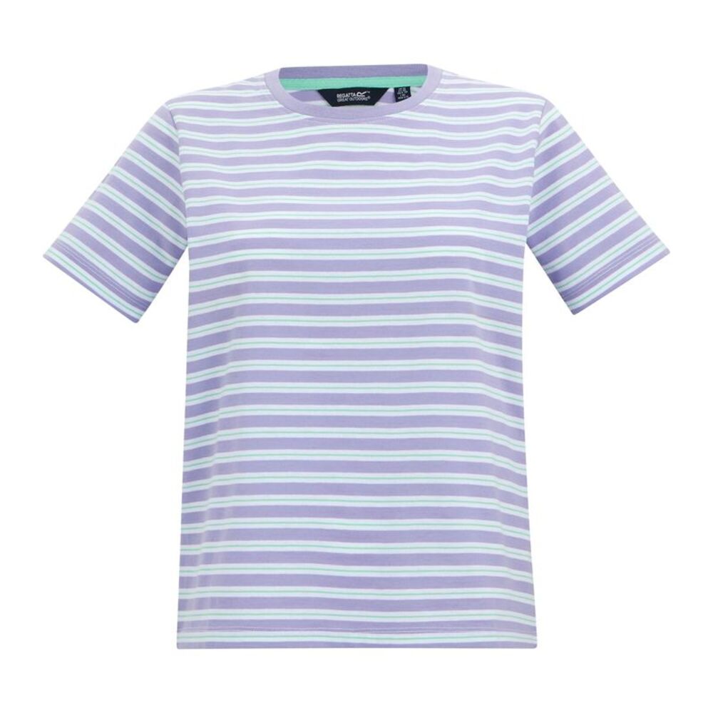 Regatta Womens/Ladies Bayletta Striped T-Shirt / Pansy